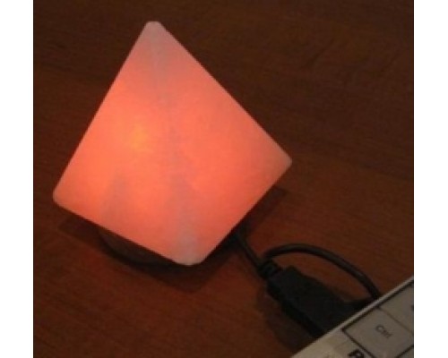 Солевая USB -лампа «Пирамида»