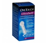 Ланцеты OneTouch UltraSoft № 25 (УанТач УльтраСофт)
