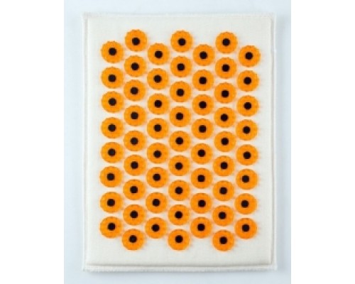Иппликатор Тибетский магнитный на мягкой подложке для интенсивного воздействия (желтый) размер 17*25 см